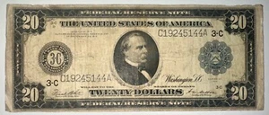 1914 $20 Federal Reserve Note - Philadelphia, PA - Fr#975 - ✪COINGIANTS✪ - Picture 1 of 2