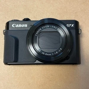 Canon PowerShot G7X Mark II Digital Camera w/Battery pack, Charger, Wrist strap - Picture 1 of 20