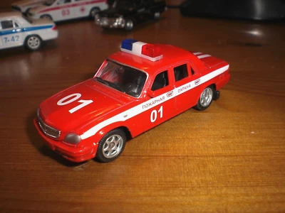 Volga 31105 Fire Department Russia - 1:64 Autotime Collection - Rare - Bild 1 von 4