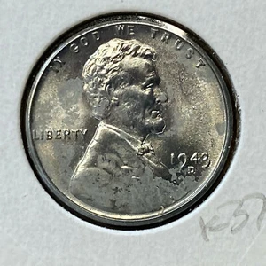 1943 D BU Lincoln  K37 - Picture 1 of 2
