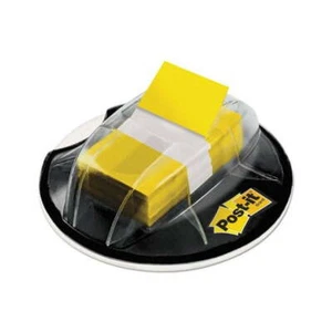 Page Flags in Desk Grip Dispenser 1 x 1 3/4, Yellow, 200/Dispenser - Picture 1 of 5