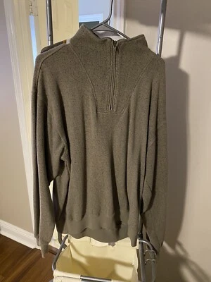 orvis 1/4 zip XL brown - Image 1 of 3