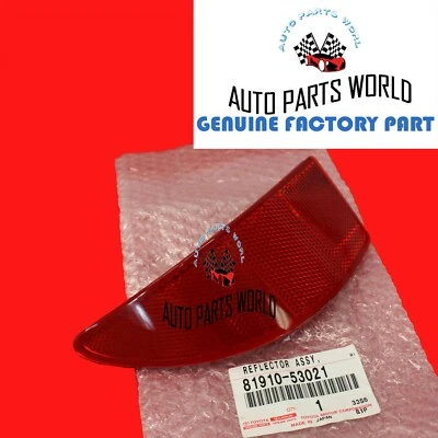REFLECTOR TRASERO PASAJERO DERECHO ORIGINAL OEM LEXUS 06-13 IS250 IS350 81910-53021 Foto 1 de 2