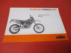 OEM ORIGINAL KTM SPARE PARTS MANUAL CHASSIS 2005 625 SXC - Picture 1 of 1