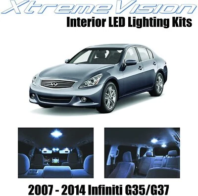 LED interior XtremeVision para Infiniti G35 G37 sedán 2007-2014 (10 piezas) Foto 1 de 2