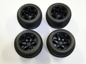 NEW HPI SAVAGE XL 5.9 RTR Wheels & Tires Set 17mm Hex X 4.6 GT-6 HXL31 - Picture 1 of 3