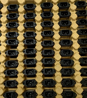 New Schaffner FN9244B-12-06 250V 12A EMC/EMI IEC Inlet Filter Power Receptacle - Image 1 of 4