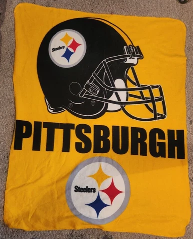 Pittsburgh Steelers Blanket Throw Vintage 60 X48 The Northwest Company Cover