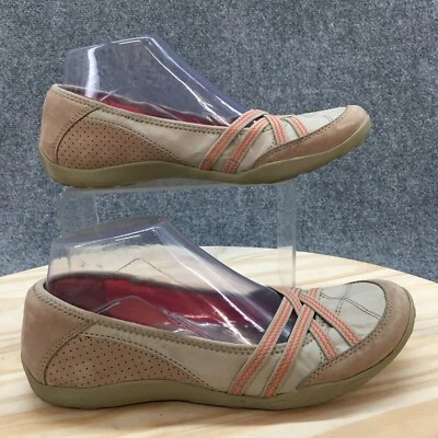 Clarks Zapatos Mujer 7.5 M Mary Jane Planos Naranja 26100434 Marrón Naranja Sin Cordones Foto 1 de 4