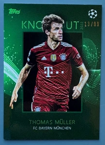 Topps Knockout 2022 UEFA Thomas Mueller/99 verde - Imagen 1 de 2