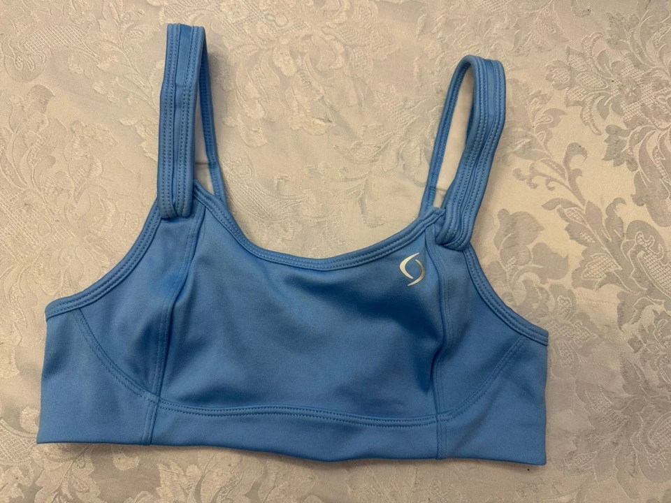 Движущийся комфортный спортивный бюстгальтер размер 32B стиль Fiona 350003 без проводов с пятнами - Изображение 1 из 4