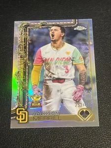 2025 Topps Holiday - Chrome Jackson Merrill #HC30 Refractor /499 - Picture 1 of 2