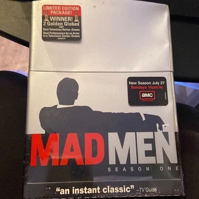 Mad Men Season 1 Collector's Edition Tin Box Set Complete DVD AMC - Image 1 of 2
