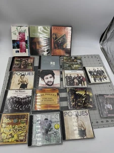 The Pogues 17 PC lot CDs Dvds VHS Shane Macgowan Rum Tuesday morning Fall Grace - Bild 1 von 13