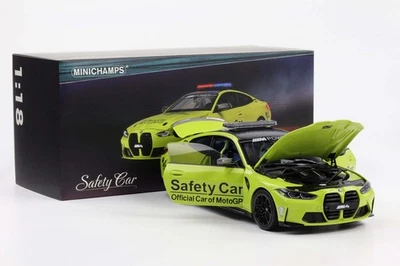 1:18 Minichamps BMW M4 G82 2020 voiture de sécurité Sao Paulo jaune... - Photo 1/4