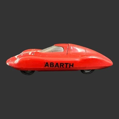 Vintage Small Solido Flat Abarth 1/43 Scale Red Car Made In France - Image 1 of 4