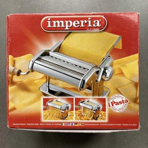 Imperia Nudelmaschine Maschine SP150 Neu im Karton Stahlwalze Made in Italy Neu in OVP - Bild 1 von 20