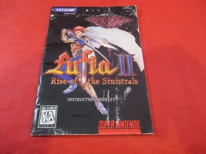 Lufia II Rise of the Sinistrals Super Nintendo SNES Instruction Manual Booklet C - Picture 1 of 4