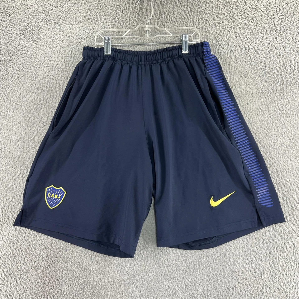 Pantalones Cortos Boca Juniors Para Hombres Grandes Azul Fútbol Nike Dri Fit Entrenamiento Fútbol Fútbol Foto 1 de 4