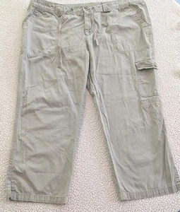 Pantalones cargo Venezia 22 Petite beige para mujer - Imagen 1 de 9