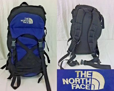 Mochila de senderismo The North Face púrpura y negro #J3931 Foto 1 de 4