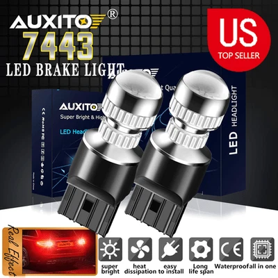 [Rojo] 7440 7443 54-LED Luces Freno Bombillas W21W T20 40104 SMD 12V para Coche Camión Foto 1 de 4