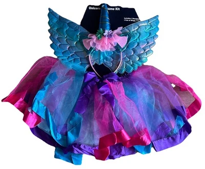 Kids Unicorn Dress Up Costume Kit Super Cute Ages 3+ - Image 1 of 4
