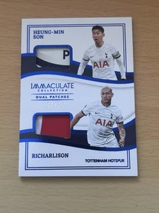 2023-24 Panini Immaculate Collection Dual Patch Spurs Son & Richarlison /25 🔥 - Bild 1 von 2