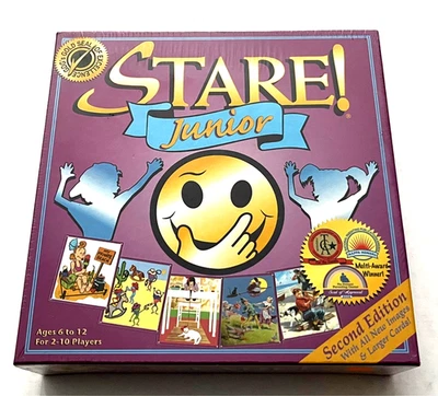 STARE! JUNIOR 2 to 10 players Board Game Gold Seal 2nd Edition 2001 SEALED - Image 1 of 3