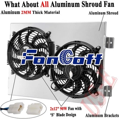 Aluminum Shroud Fan For 1957-1959 Ford Fairlane Ranchero Edsel Corsair Mercury - Изображение 1 из 4