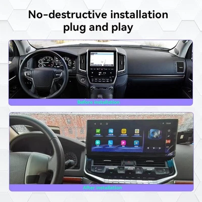 16.3'' 32GB For Toyota Land Cruiser LC200 2008-2021 Car Radio GPS Carplay Stereo - Image 1 of 4