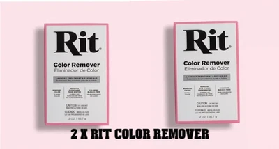 2x RIT colorante colorante smacchiatore candeggina -2 oz