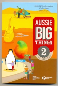 Australia Post & RAM release "2025 Aussie Big Things 2 " Folder and 12 coins - Picture 1 of 8