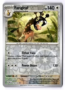 Farigiraf Reverse Holo Uncommon SV02: Paldea Evolved 155/193 NM - Picture 1 of 2