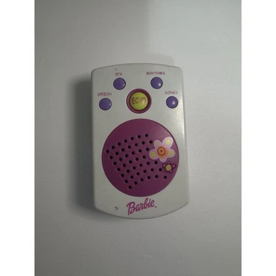 2001 Barbie Sing With Me Echo Box BE-113 HTF Edition Clip On Speaker Player - Image 1 of 3