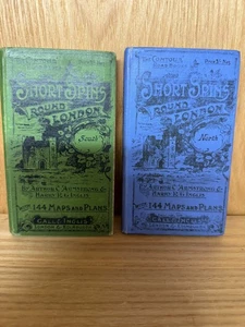 Short Spins Round London North & South 144 Maps & Plans Per Book 2 Books   ID124 - Imagen 1 de 5