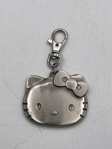 "Llavero Hello Kitty 2"" Sanrio Peltre Llavero Coleccionable Metal Plata" - Imagen 1 de 5