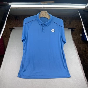 Carolina del Norte Tacones Alquitranados NCAA Coliseo Polo Para Hombres Azul 4XLT - Imagen 1 de 8