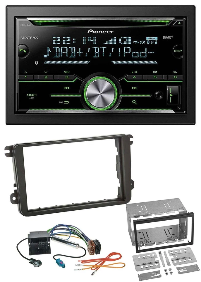 Pioneer Bluetooth MP3 DAB 2DIN USB CD Autoradio für VW Caddy Golf 5 6 Jetta ab 2 - Bild 1 von 4