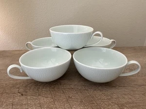 Crate & Barrel Celadon Nikko Edokomon Flat Cups Coffee Tea Set Of 5 - Picture 1 of 8