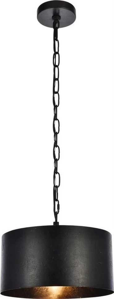 Miro Vintage Black Pendant Light-Adjustable and UL-Listed - Image 1 of 1