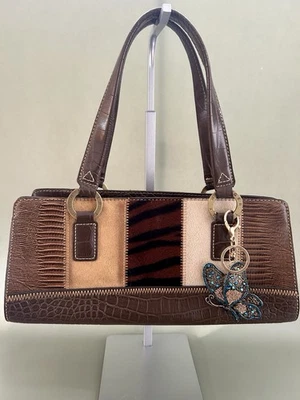 Vintage Tommy Hilfiger Patchwork Animal Print Shoulder Bag  – Rare Y2K - Image 1 of 4