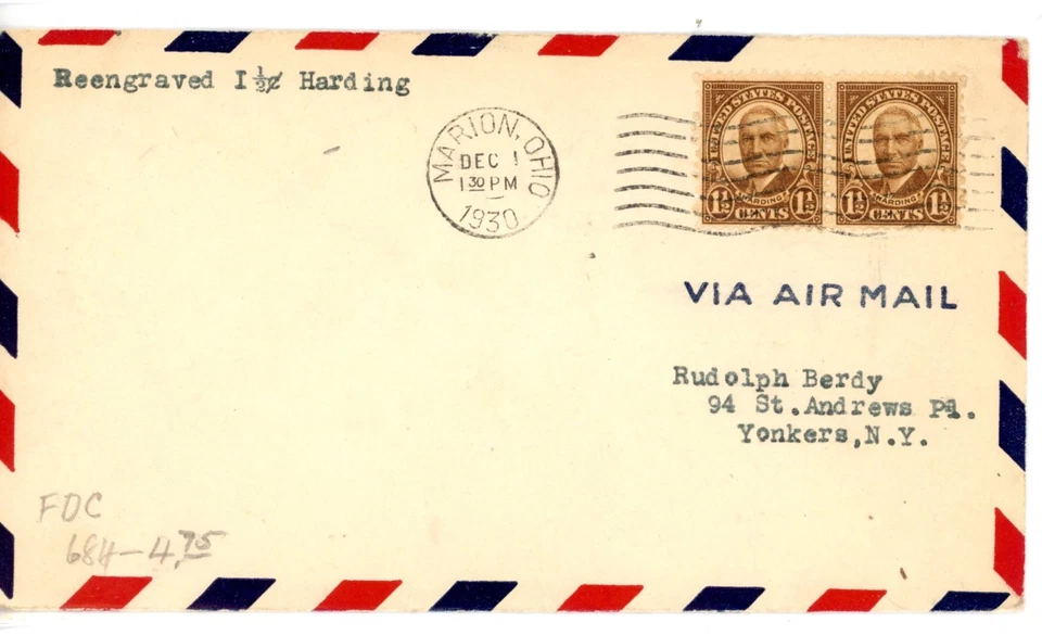 UNITED STATES--1st  Day Combination Covers  Scott #684 & #685 - Image 1 of 1