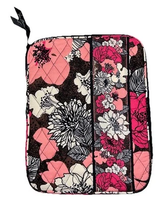 NEW! Vera Bradley Mocha Rouge Floral Travel Tablet Soft Quilted Case - Image 1 of 4