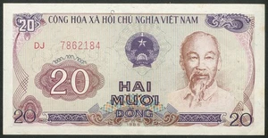 Vietnam, Sozialistische Republik, 1985, 20 Dong, (Pick 94a), AUNC - Bild 1 von 2
