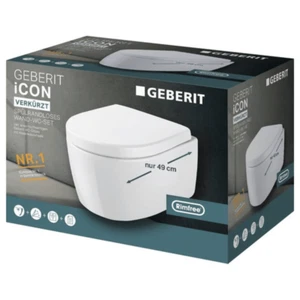 Verkürzt Spühlrandloses Wand-WC Set von Geberit - Model Icon - Bild 1 von 3