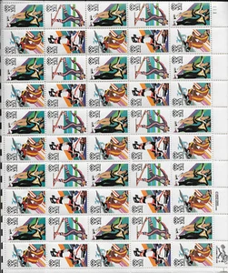 US Scott 2067-70, 1984, 14th Winter Olympic Games, Sarajevo, Sheet of 50, OG, NH - Picture 1 of 1