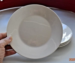 4 ~ Color-Me™ Glazed Ceramic Plates White 7" Decorate CM270 w/Permanent Markers - Picture 1 of 5