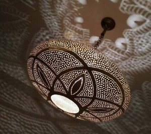 Moroccan ceiling lamps Pendant brass chandelier Marrakesh lampshade lamps lights