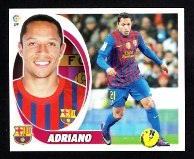 ADRIANO CORREIA #7A FC BARCELONA 2012-13 CROMO PANINI LA LIGA ESTE 12/13 - Imagen 1 de 2